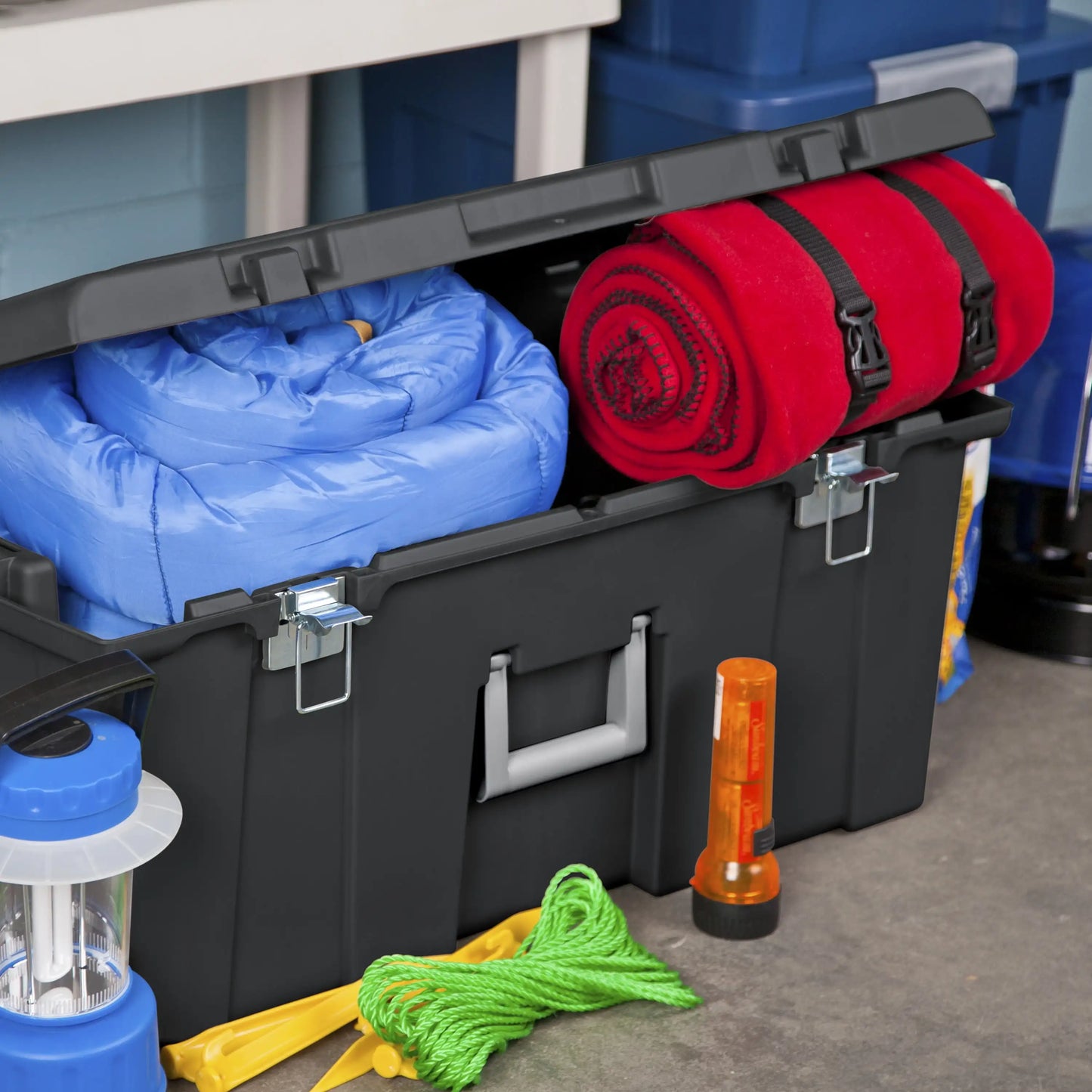 XMSJ Footlocker Plastic Storage Chest For Home Use Pro