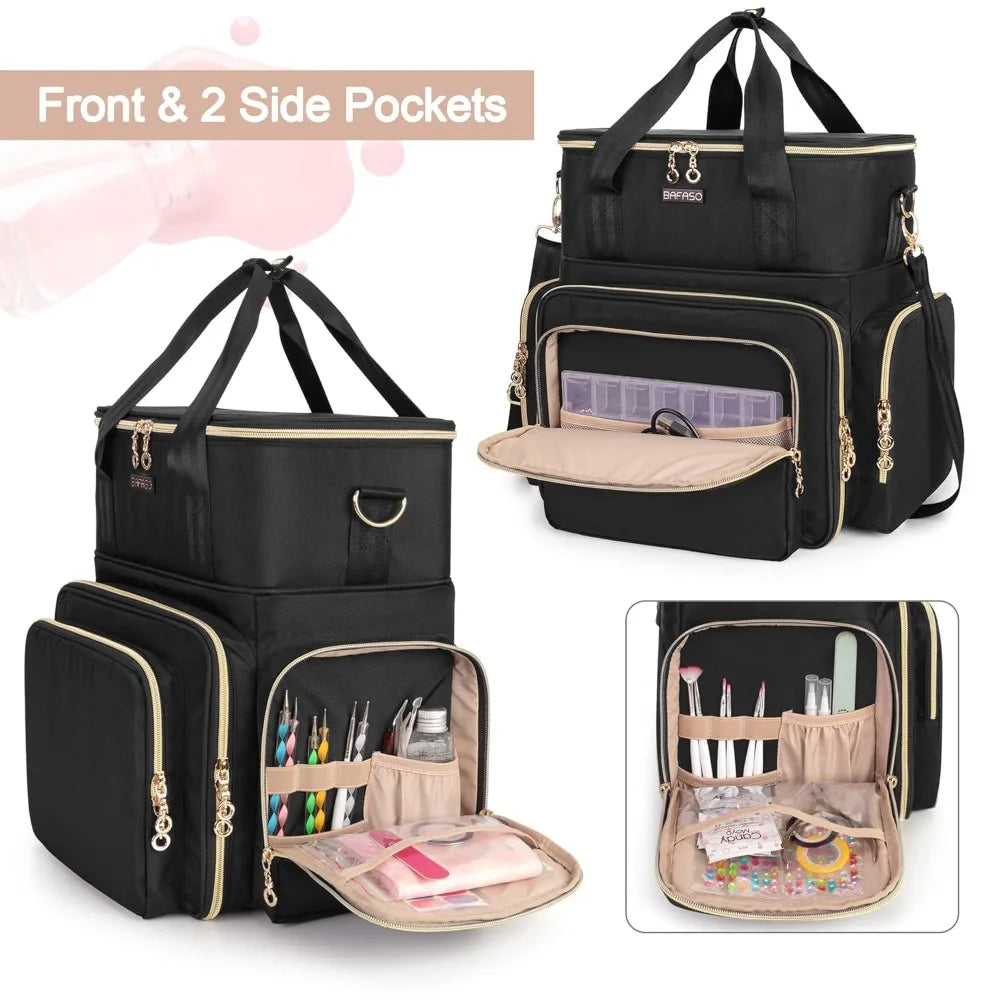 Hign Concerned Nail Polish Organizer Holds 70 Bottles