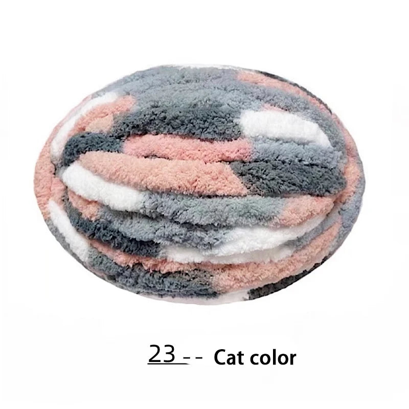 250g Extra Thick Ice Yarn Blanket Hand-Knitted DIY Thread Large Thickness Chenille Cushion Pet Nest Thread Icelandic Scarf Hat Stick Needle Close-Fitting Soft Extra Thick Wool Ball 1 Piece = 1 Piece = 250 Grams