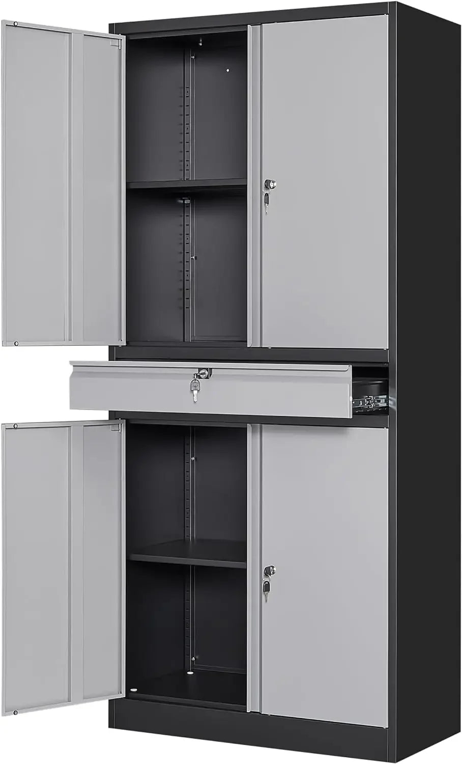 Guangbai Metal Garage Storage Cabinet With Locking Doors