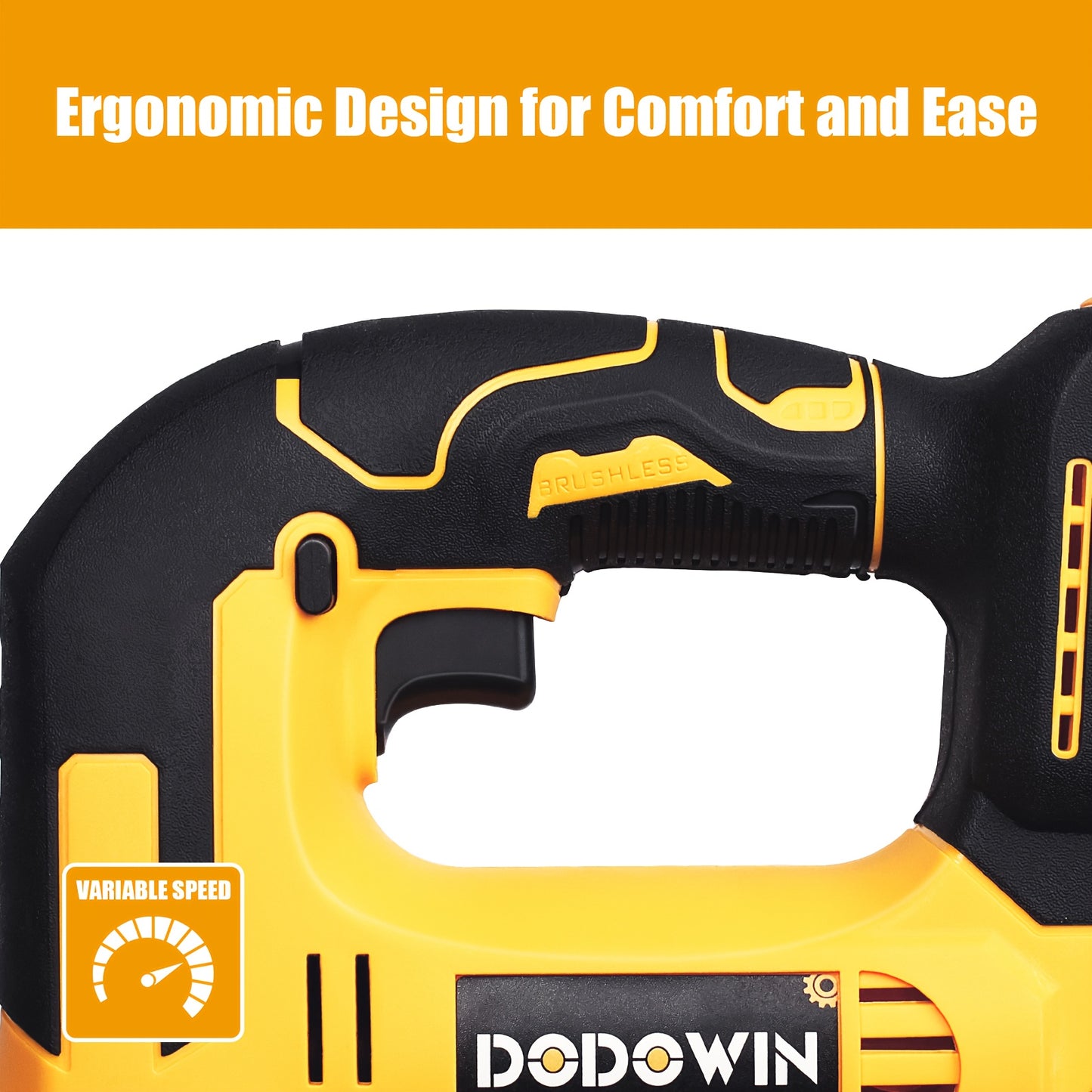 Compatible Jigsaw, 0°-45° Bevel Cutting, With LED Work Light, Battery And Fast Charger Cordless Top Saw, Adjustable In 3 Modes (straight/curved/bevel Cutting) -the Perfect Christmas Gift For Men And Fathers